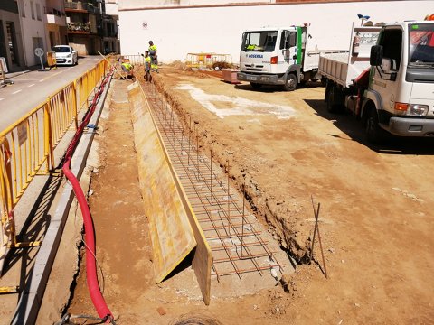 S’adequa una nova placeta entre els carrers Gravina i Ramon i Cajal